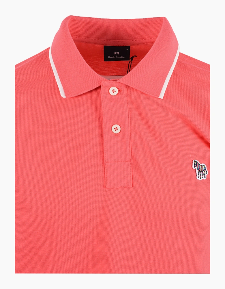 PAUL SMITH REG FIT POLO DARK PINK