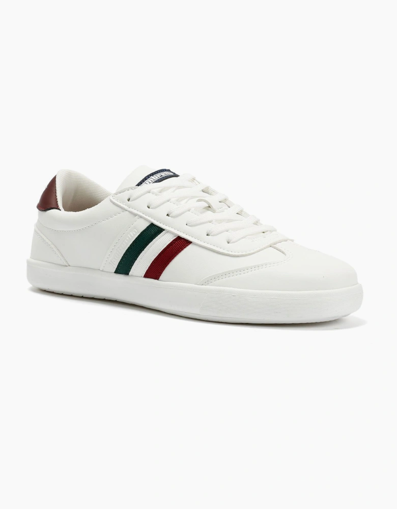 Lambretta Vulkan Men's White Italian Trainers