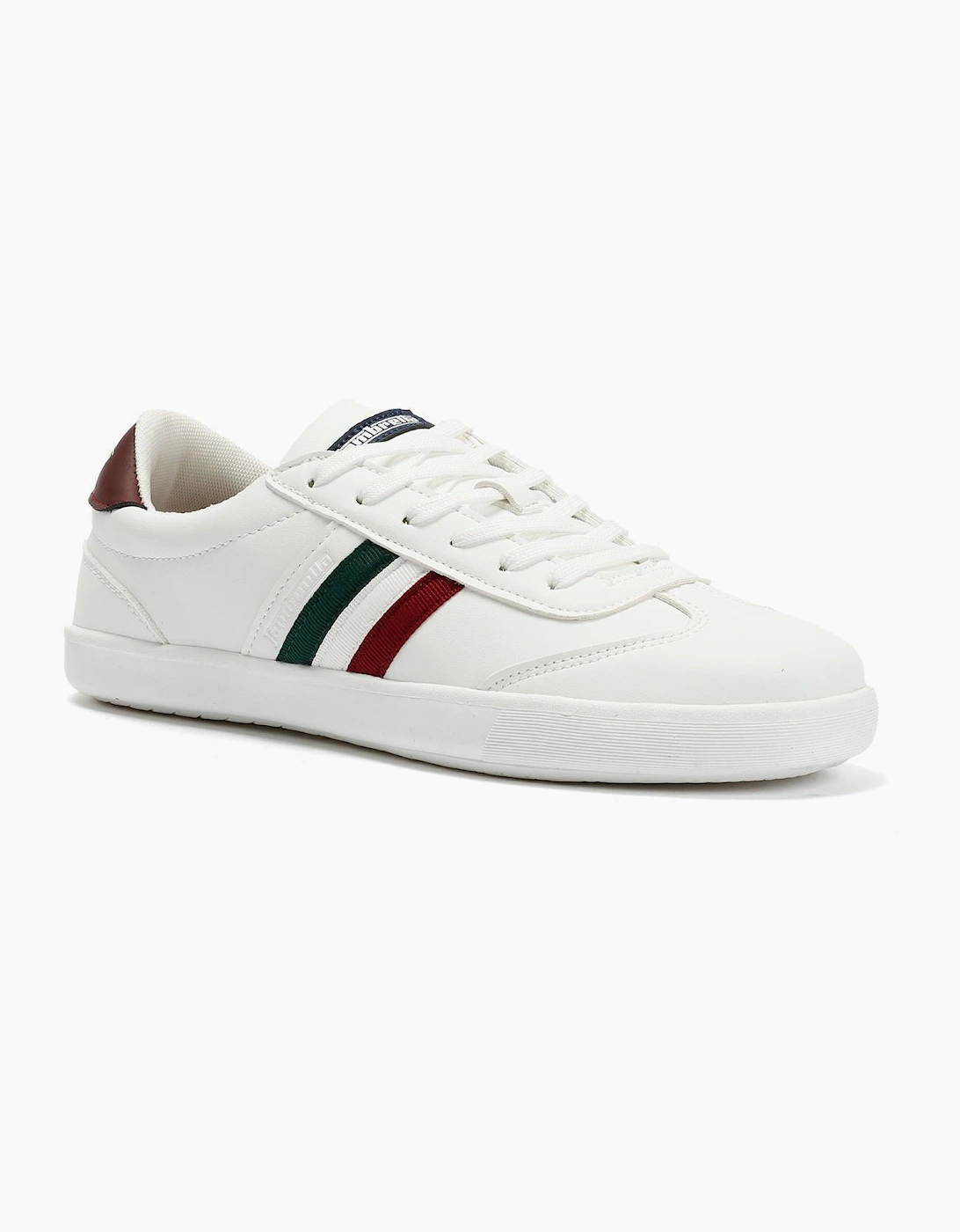 Lambretta Vulkan Men's White Italian Trainers