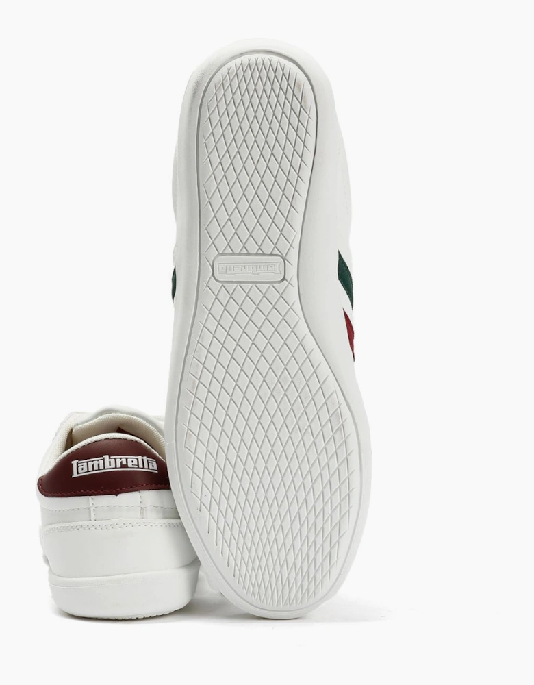 Lambretta Vulkan Men's White Italian Trainers