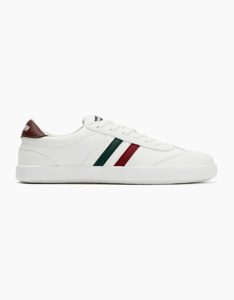 Lambretta Vulkan Men's White Italian Trainers
