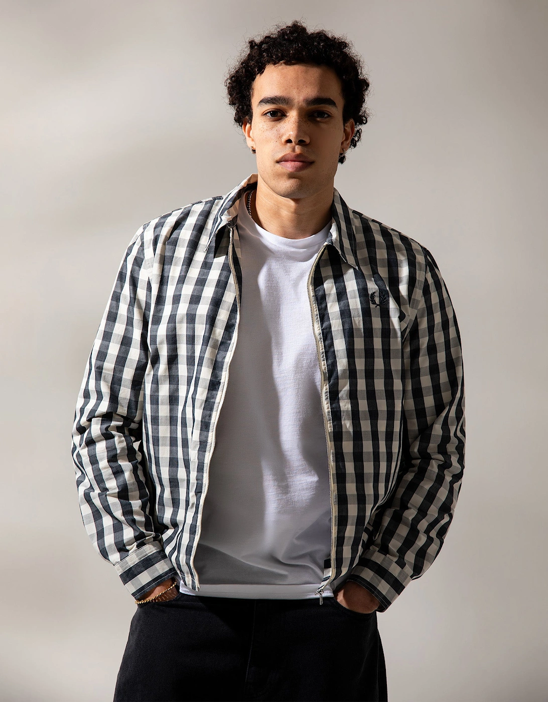 Regular Fit Poplin Check Overshirt