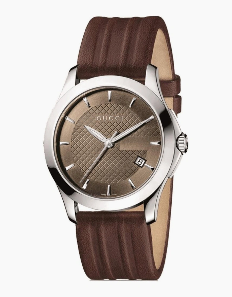 Gucci YA126403 G-Timeless Brown Dial Men's Watch