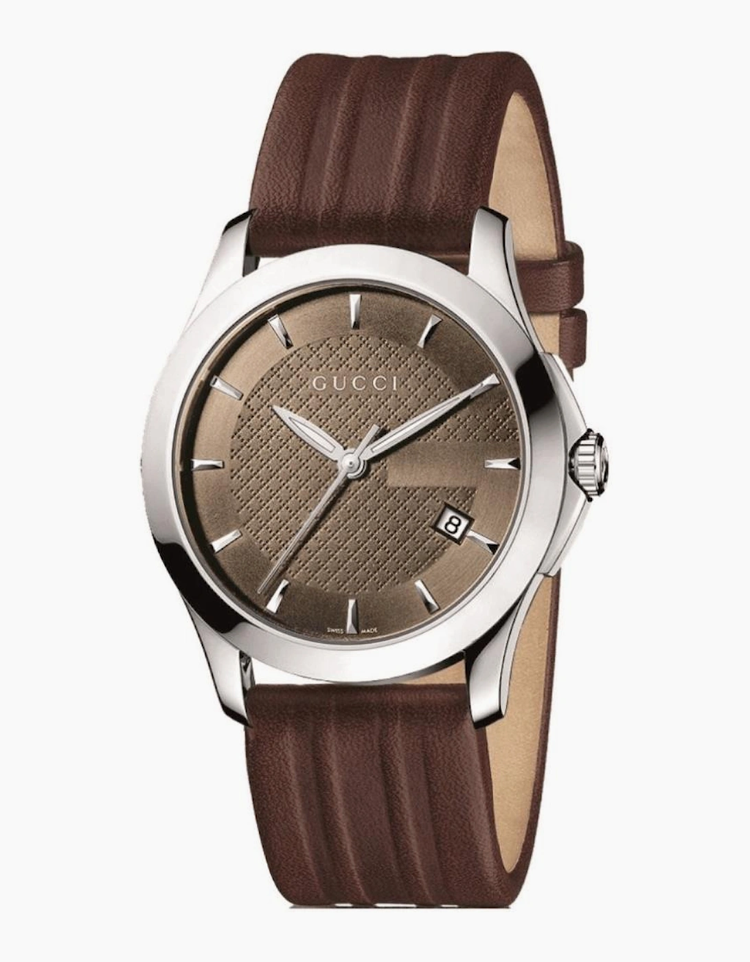Gucci YA126403 G-Timeless Brown Dial Men's Watch