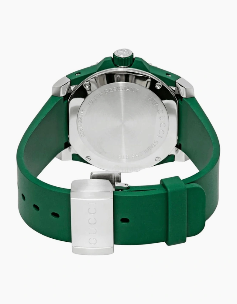 Gucci YA136316 Dive Tiger Green Dial Men's Watch