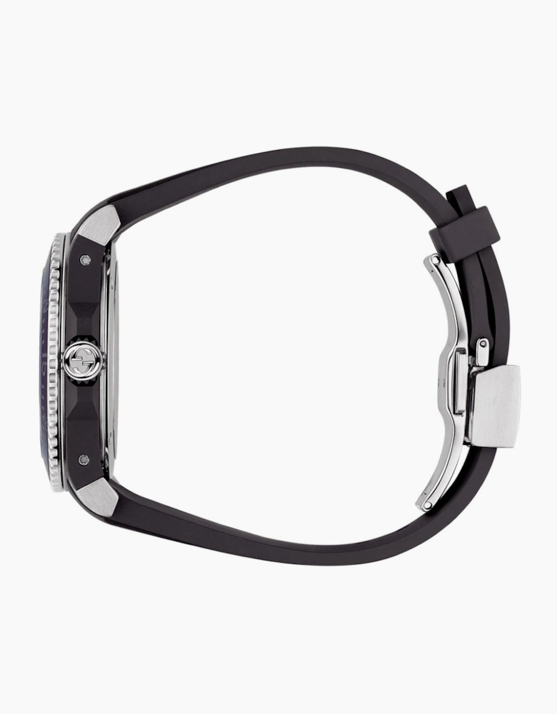 Gucci YA136318 Dive Embroidery Tiger Black Dial Men's Watch