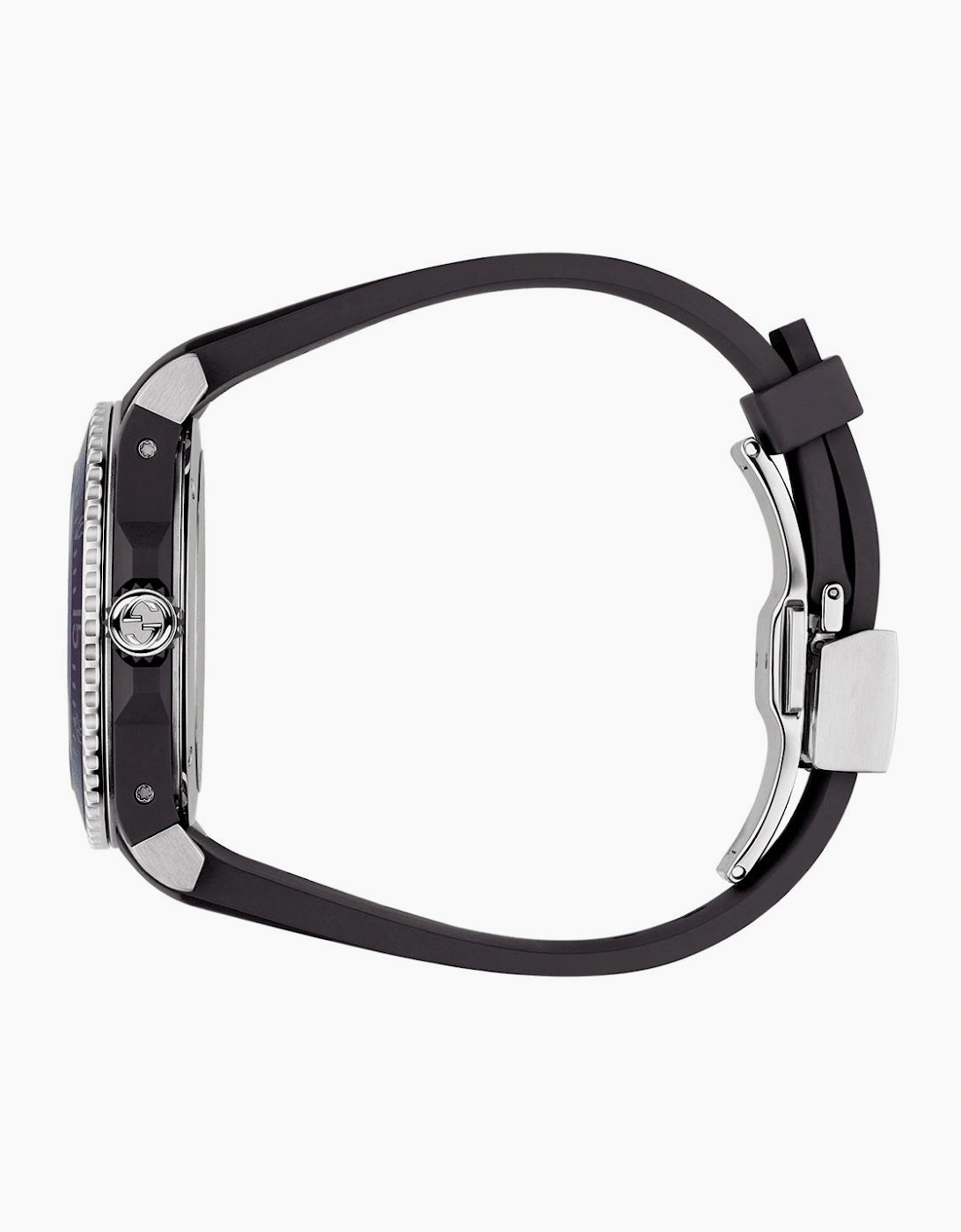 Gucci YA136318 Dive Embroidery Tiger Black Dial Men's Watch