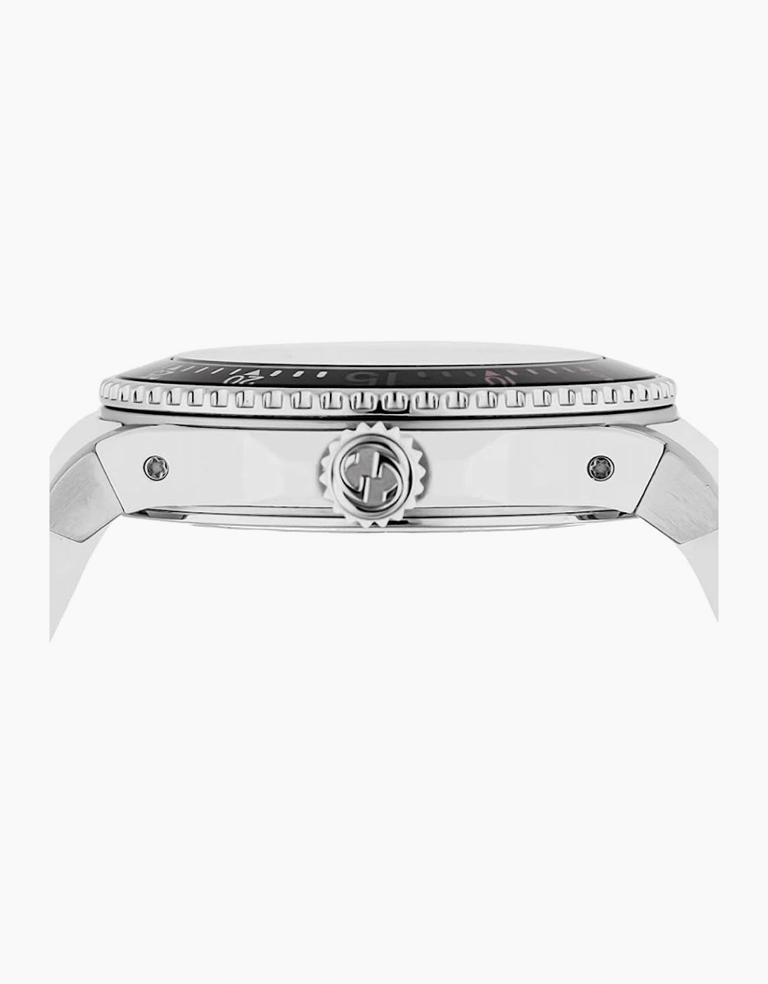 Gucci YA136330 Dive Snake Motif White Dial Men's Watch