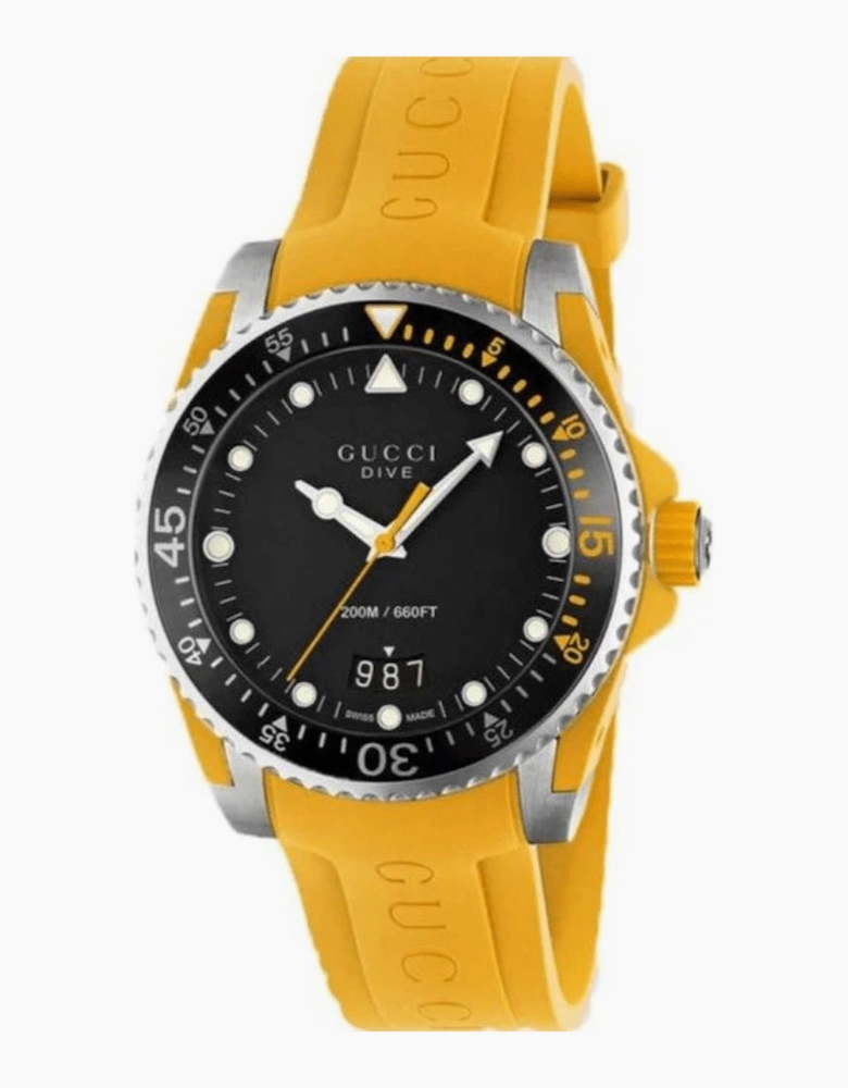 Gucci YA136319 Dive Black Dial Men's Watch