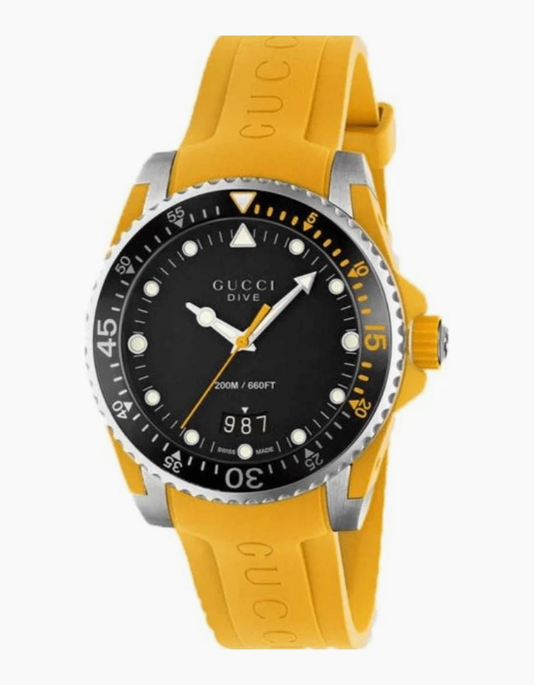 Gucci YA136319 Dive Black Dial Men's Watch