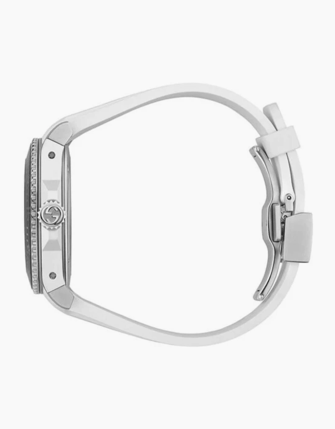 Gucci YA136330 Dive Snake Motif White Dial Men's Watch