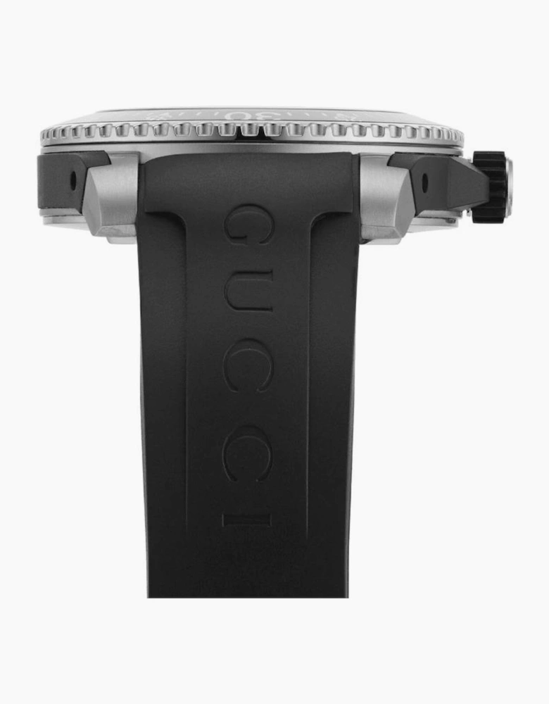 Gucci YA136320 Dive Mystic Cat Black Dial Men's Watch