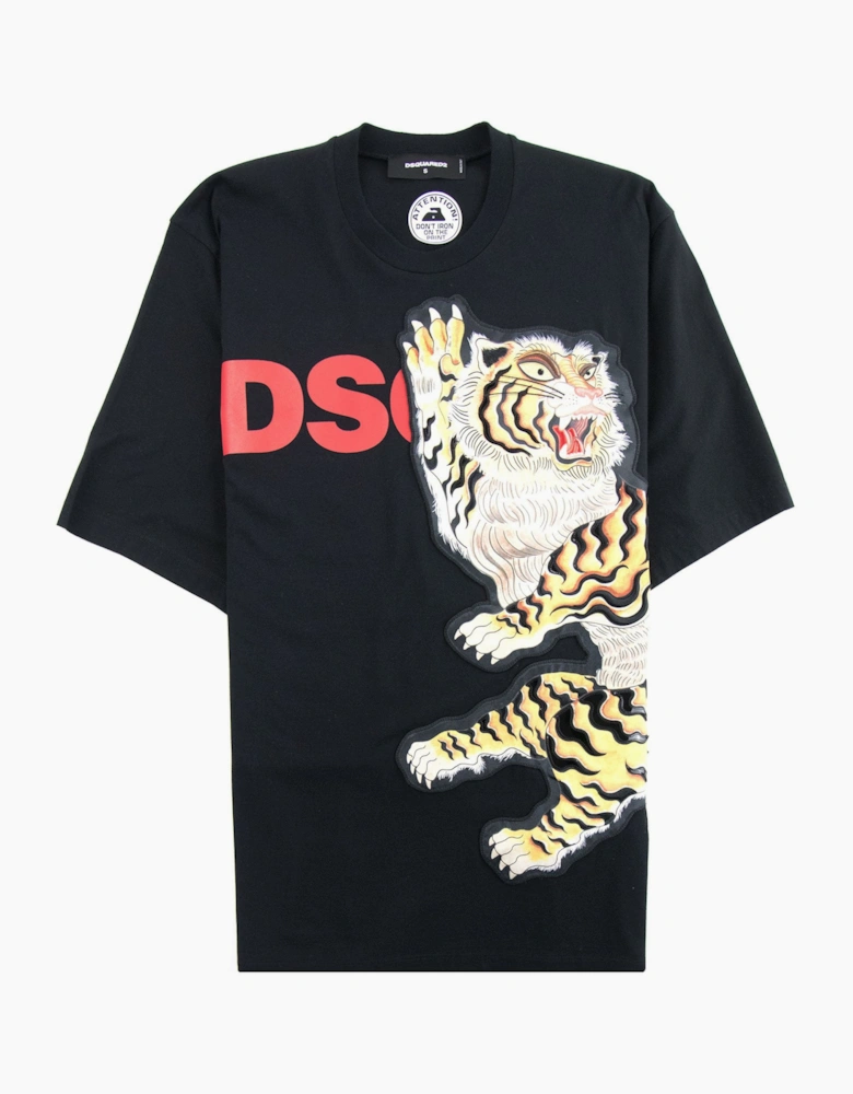 Dsquared2 Tiger T-shirt Black 900