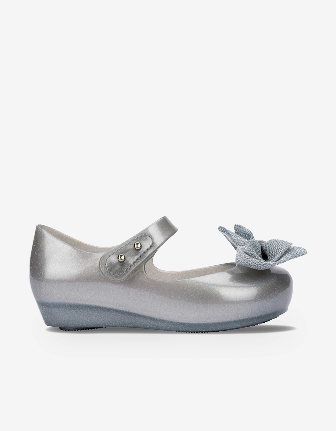 Mini Melissa Girls Ultragirl Sweet XII Shoes in Silver, 5 of 4