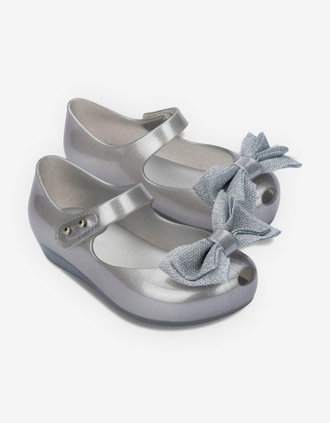 Mini Melissa Girls Ultragirl Sweet XII Shoes in Silver