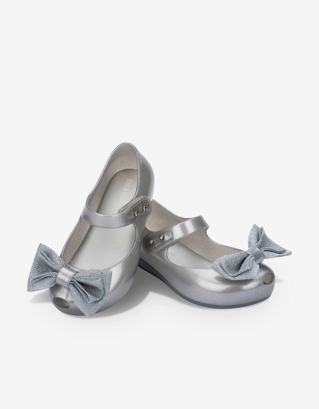 Mini Melissa Girls Ultragirl Sweet XII Shoes in Silver