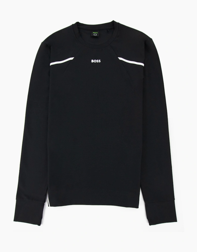 Hugo Boss Salbo Gym Logo Sweatshirt Black 001