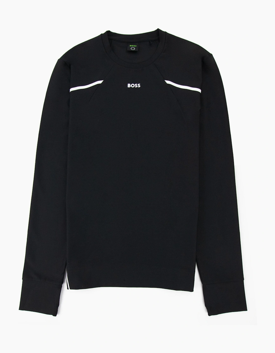 Hugo Boss Salbo Gym Logo Sweatshirt Black 001, 7 of 6