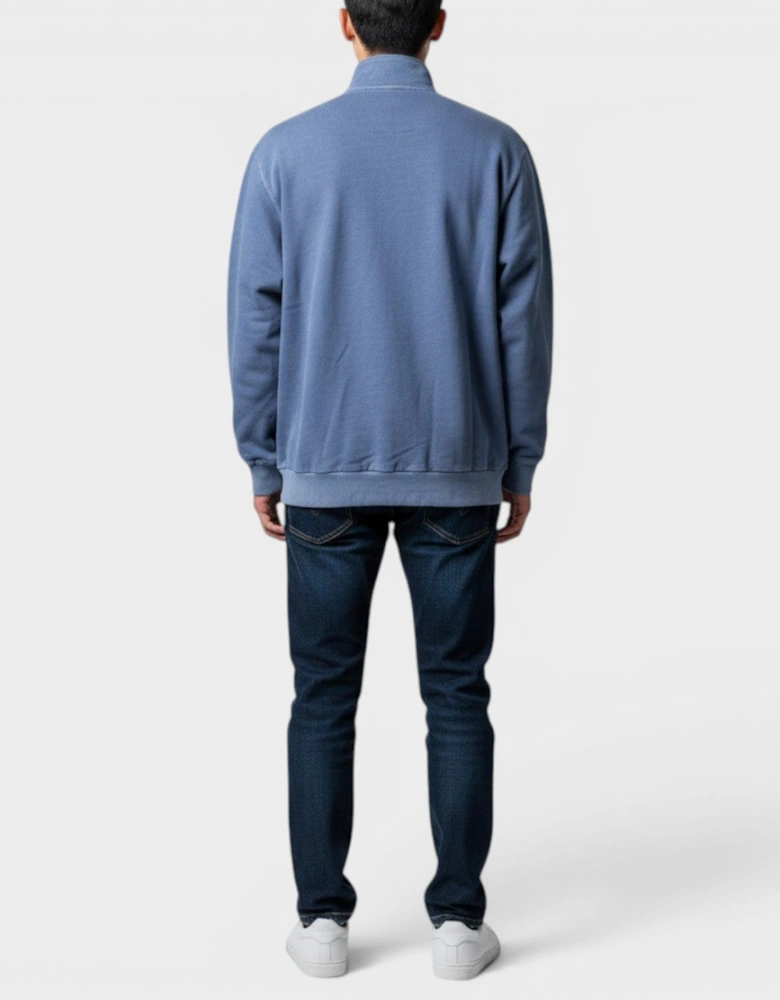 Adidas Terrace Icons Half-Zip Top Blue
