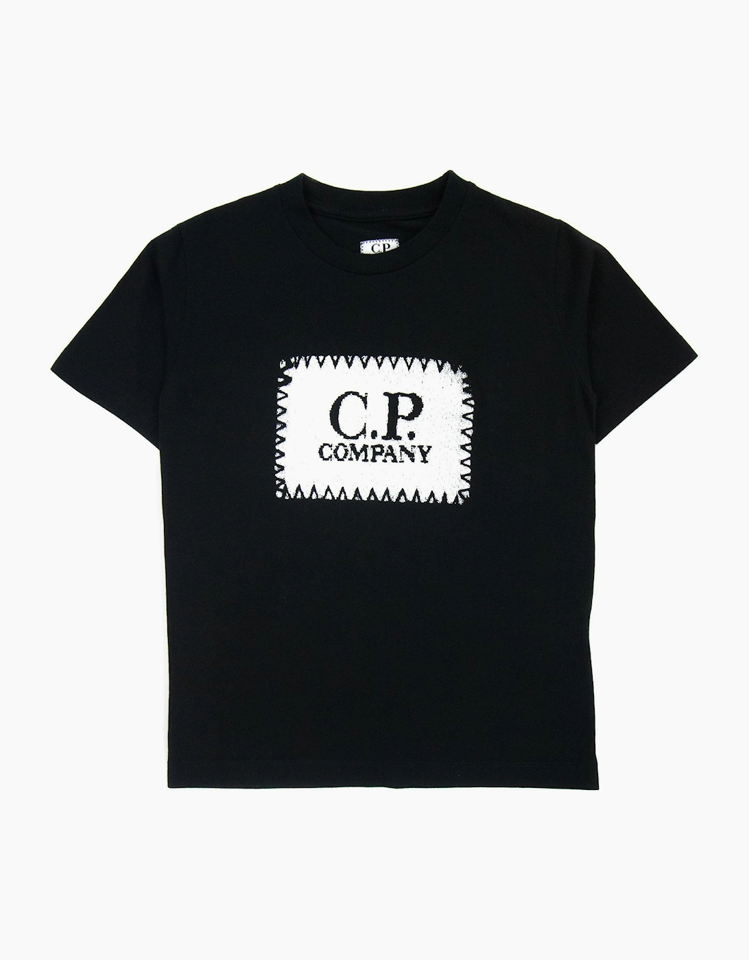 Cp Company Undersixteen Patch Logo T-shirt Black