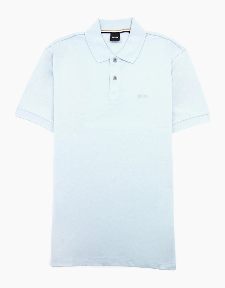 Hugo Boss Pallas Embroidered Logo S/s Polo Light Blue 457