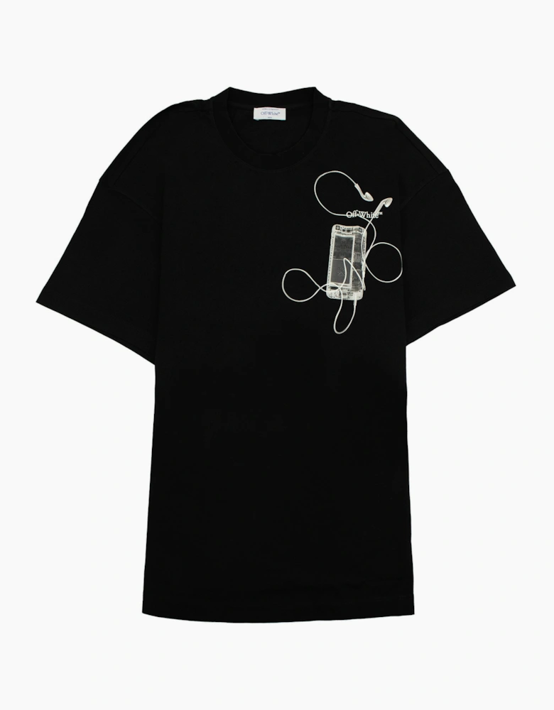 Off White Scan Arr Over S/s T Shirt Black/grey