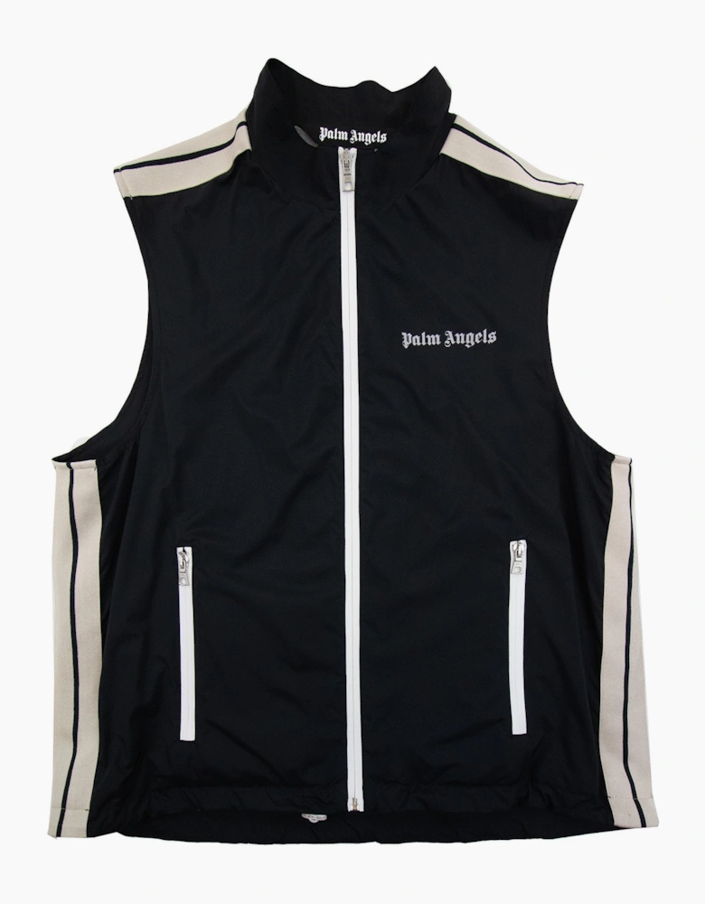 Palm Angels Classic Logo Nylon Gillet Black/off White