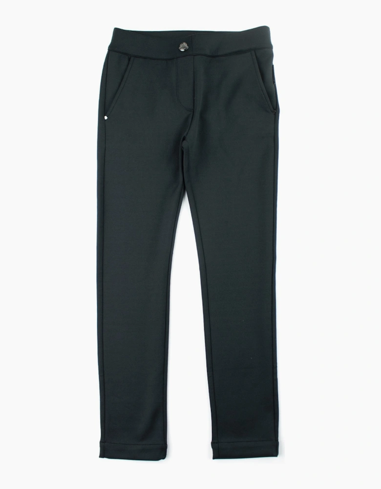 Moncler Junior Jogging Bottoms Black