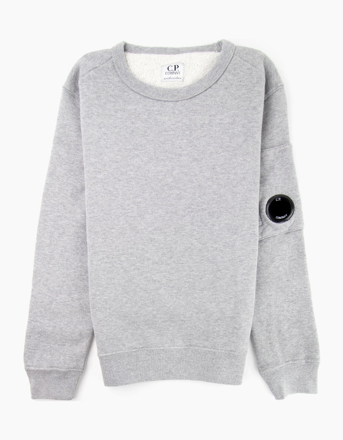 C.P. Company Undersixteen Lens Fleece Sweatshirt Grey M93, 4 of 3
