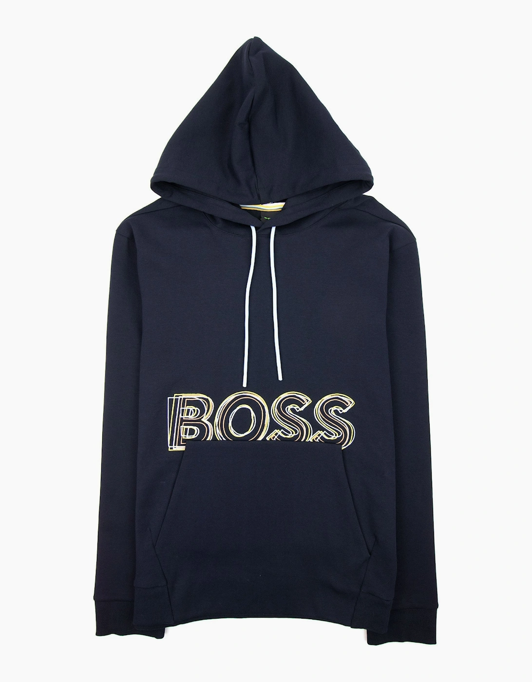 Hugo Boss Soody 1 Hoodied Sweatshirt Dark Navy 402, 4 of 3