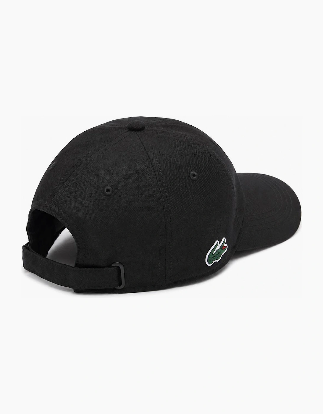 Lacoste Sport Lightweight Taffeta Baseball Cap Black