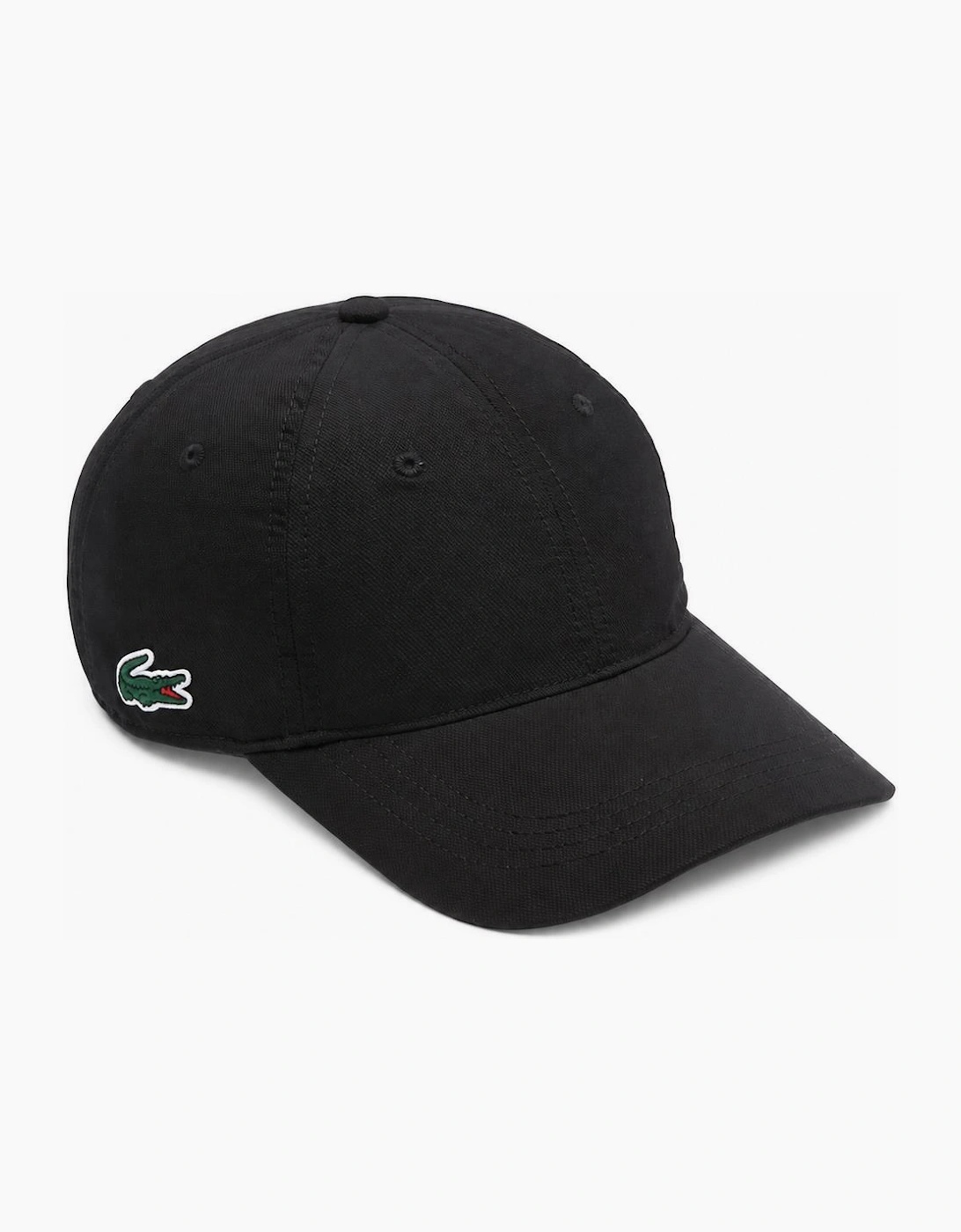 Lacoste Sport Lightweight Taffeta Baseball Cap Black