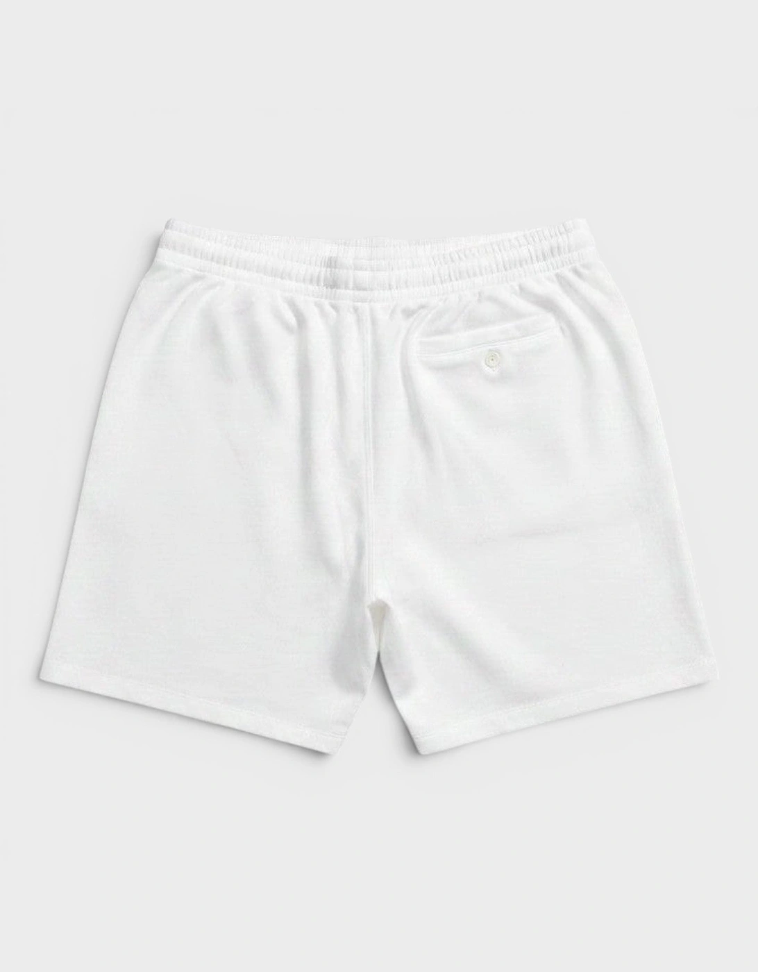 Polo Drawstring Sweatshorts White