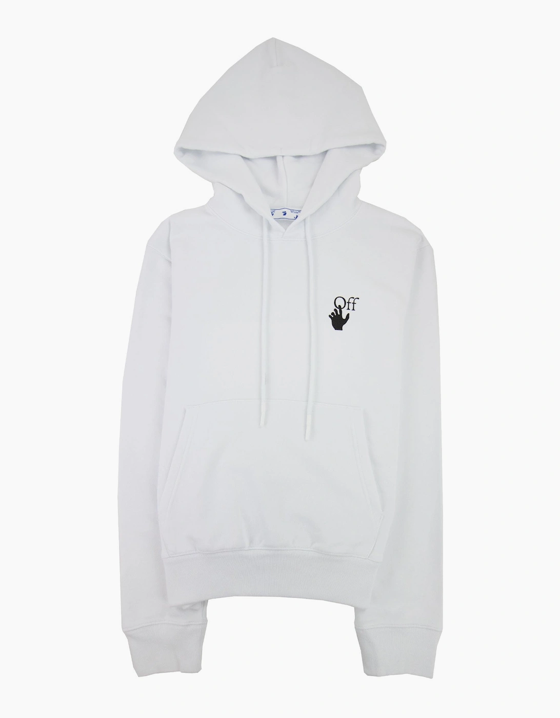 Off White Degrade Arrow Slim Hoodie White Multi