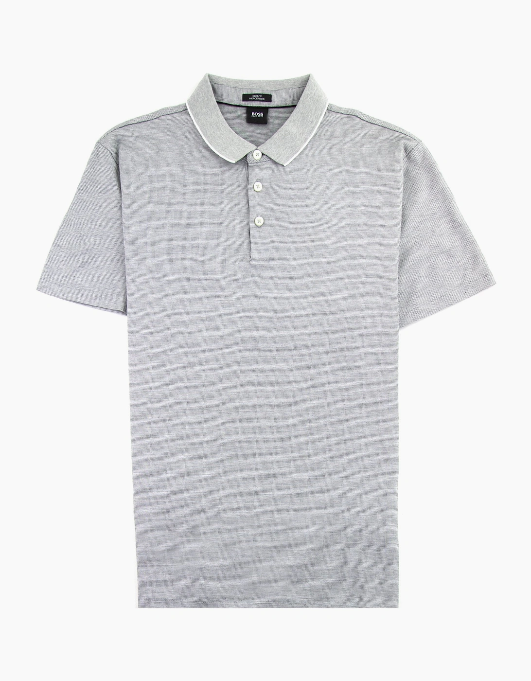 Hugo Boss Pelham Short Sleeve Polo Shirt Grey, 3 of 2