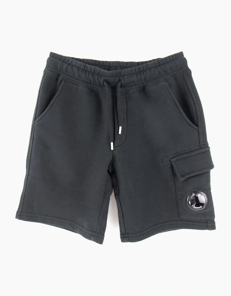 C.P. Company Undersixteen Lens Logo Bermuda Shorts Black 999