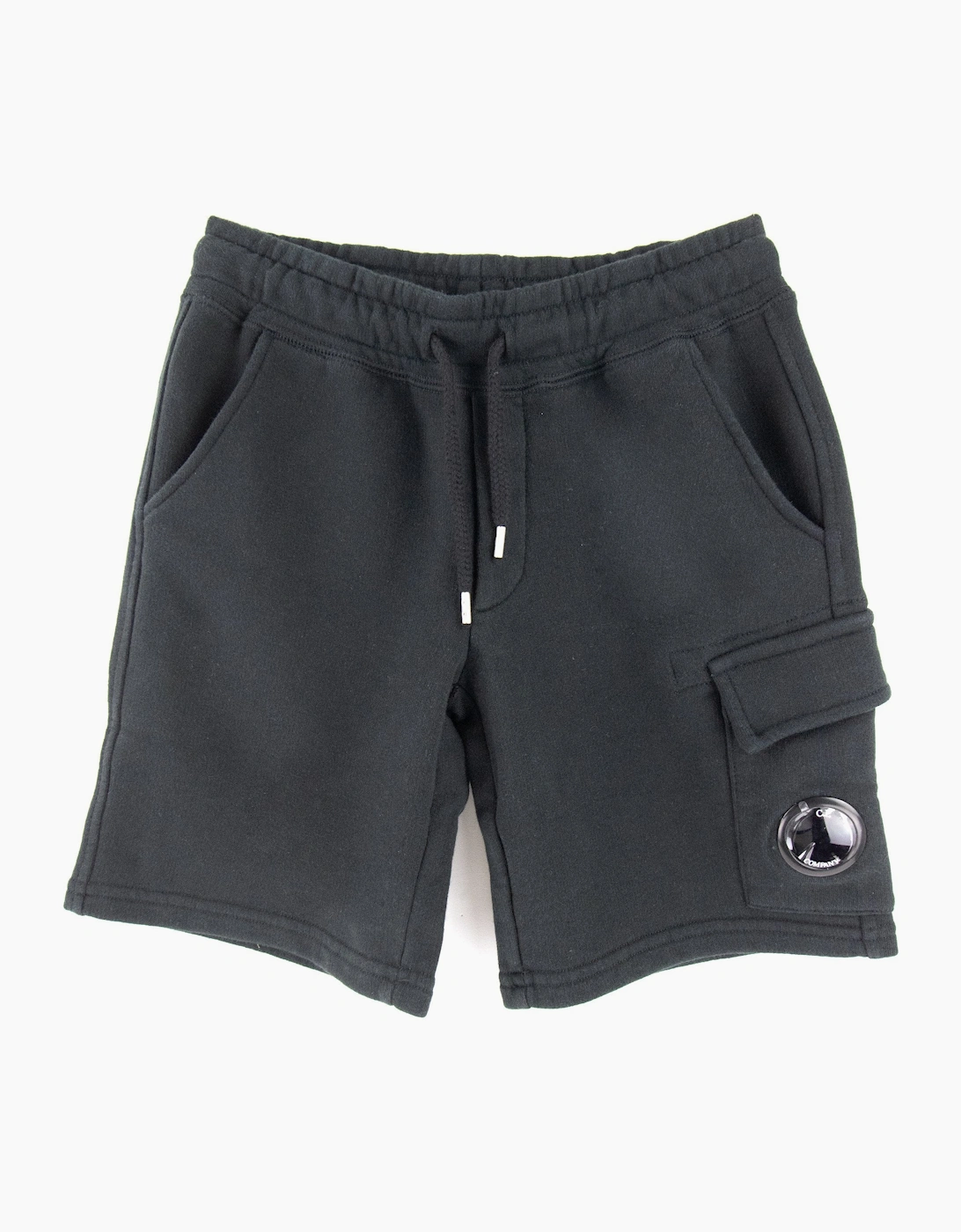 C.P. Company Undersixteen Lens Logo Bermuda Shorts Black 999