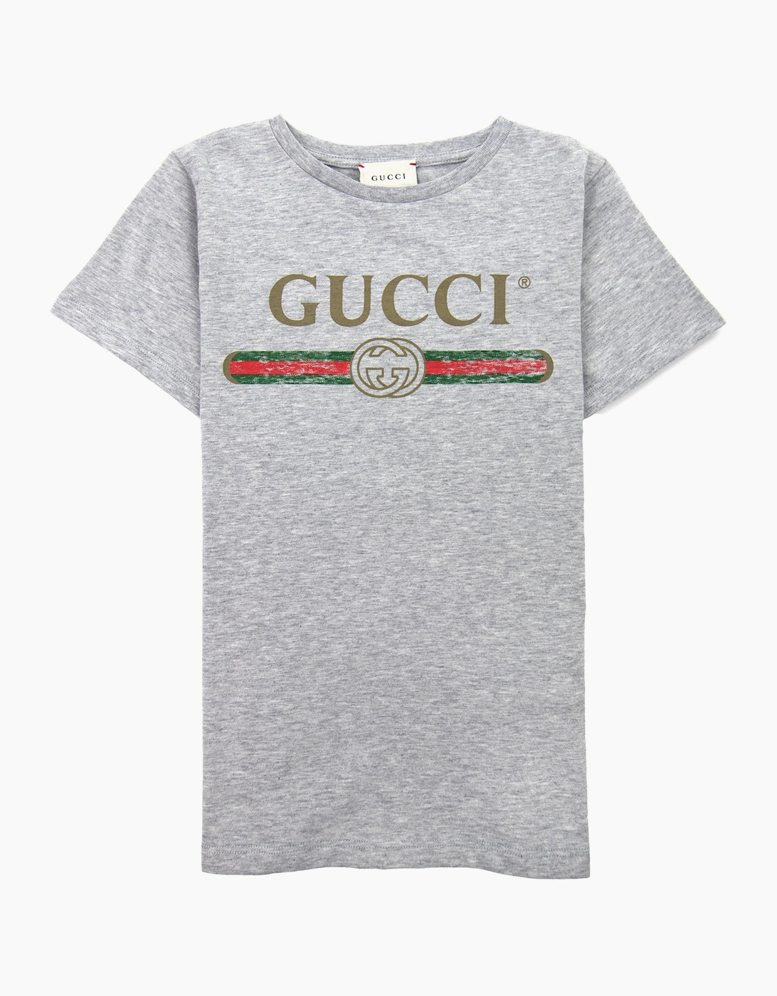 Gucci Junior Logo T-shirt 1676 Grey