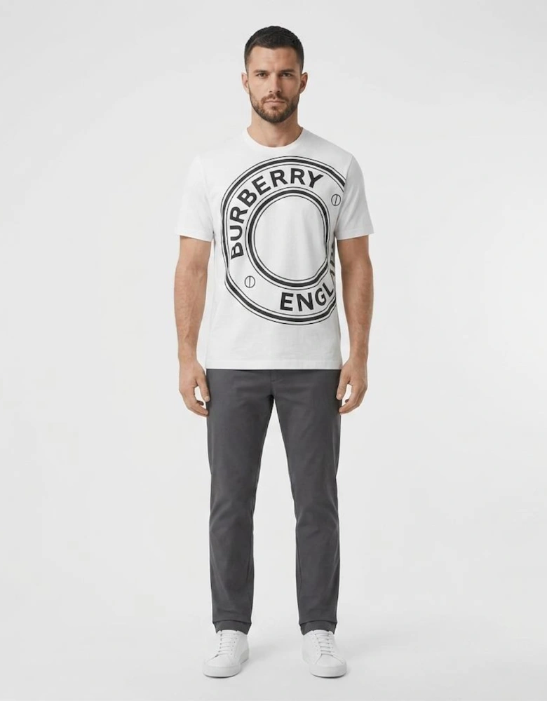 Burberry Graphic Print T Shirt White