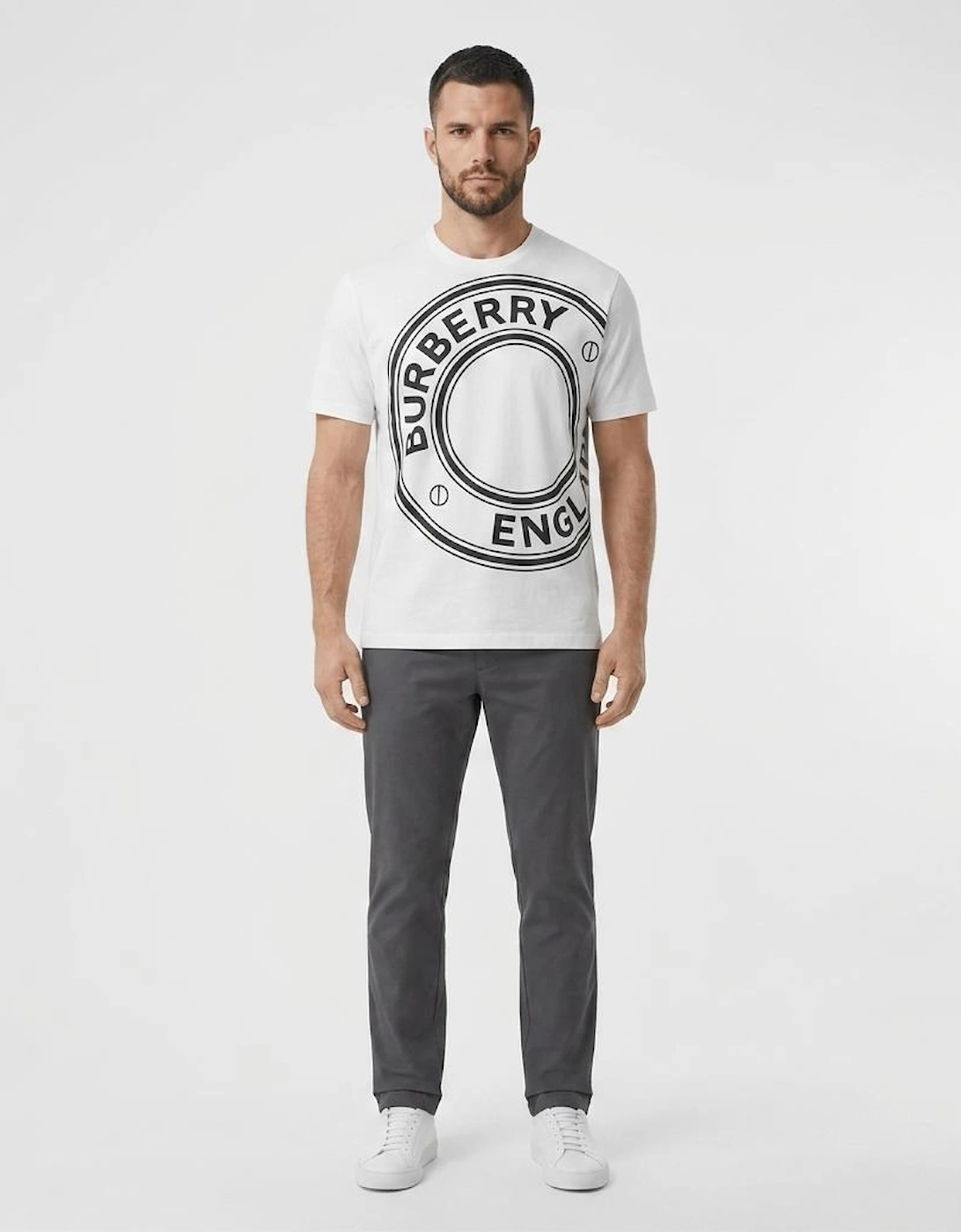 Burberry Graphic Print T Shirt White