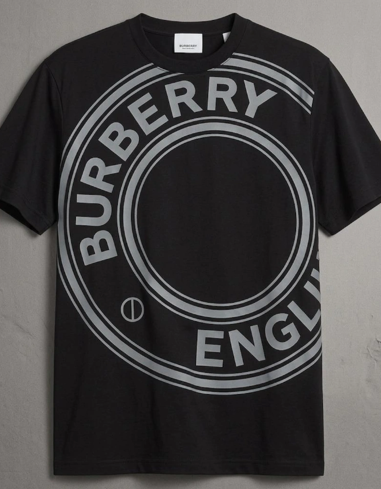 Burberry Graphic Print Shorts Set Black
