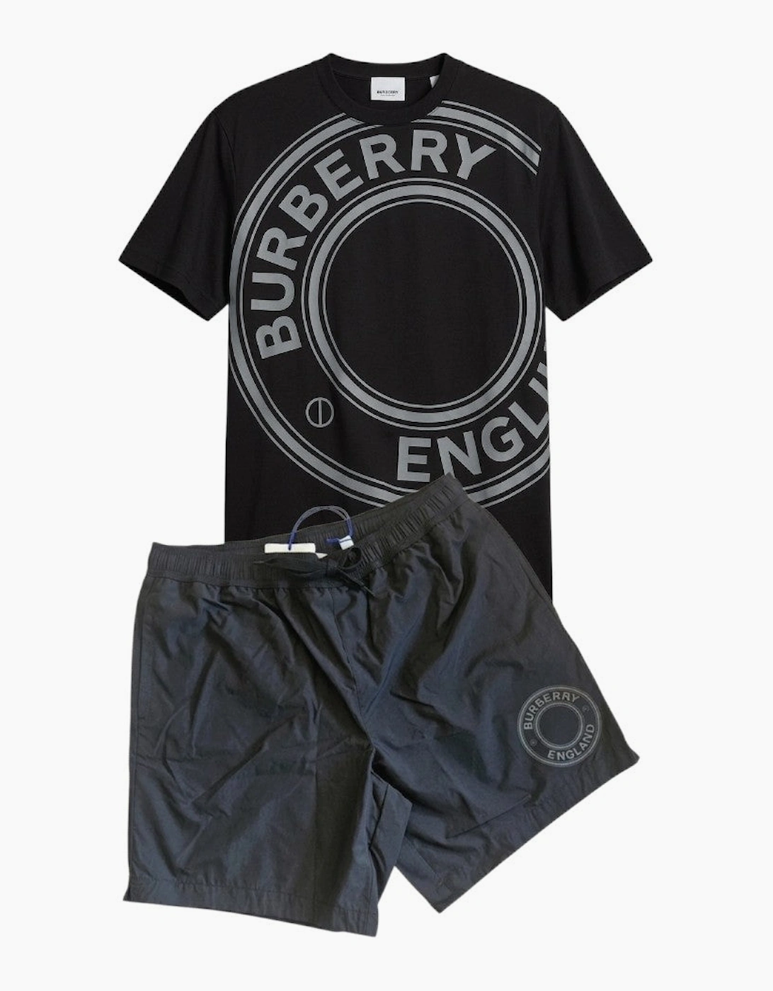 Burberry Graphic Print Shorts Set Black, 4 of 3