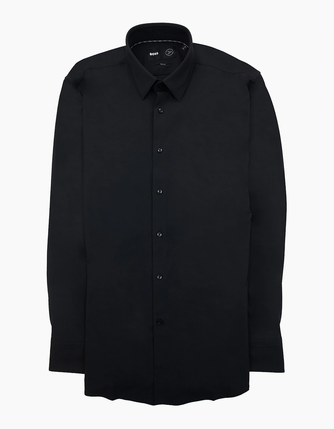 Hugo Boss P Hank S Kent Performance Stretch Shirt Black 001, 4 of 3
