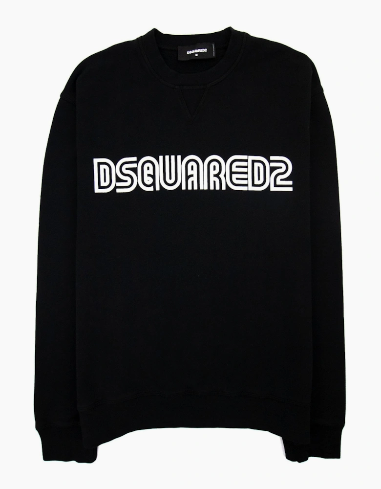 Dsquared2 Outline Cool Crewneck Sweatshirt Black 900