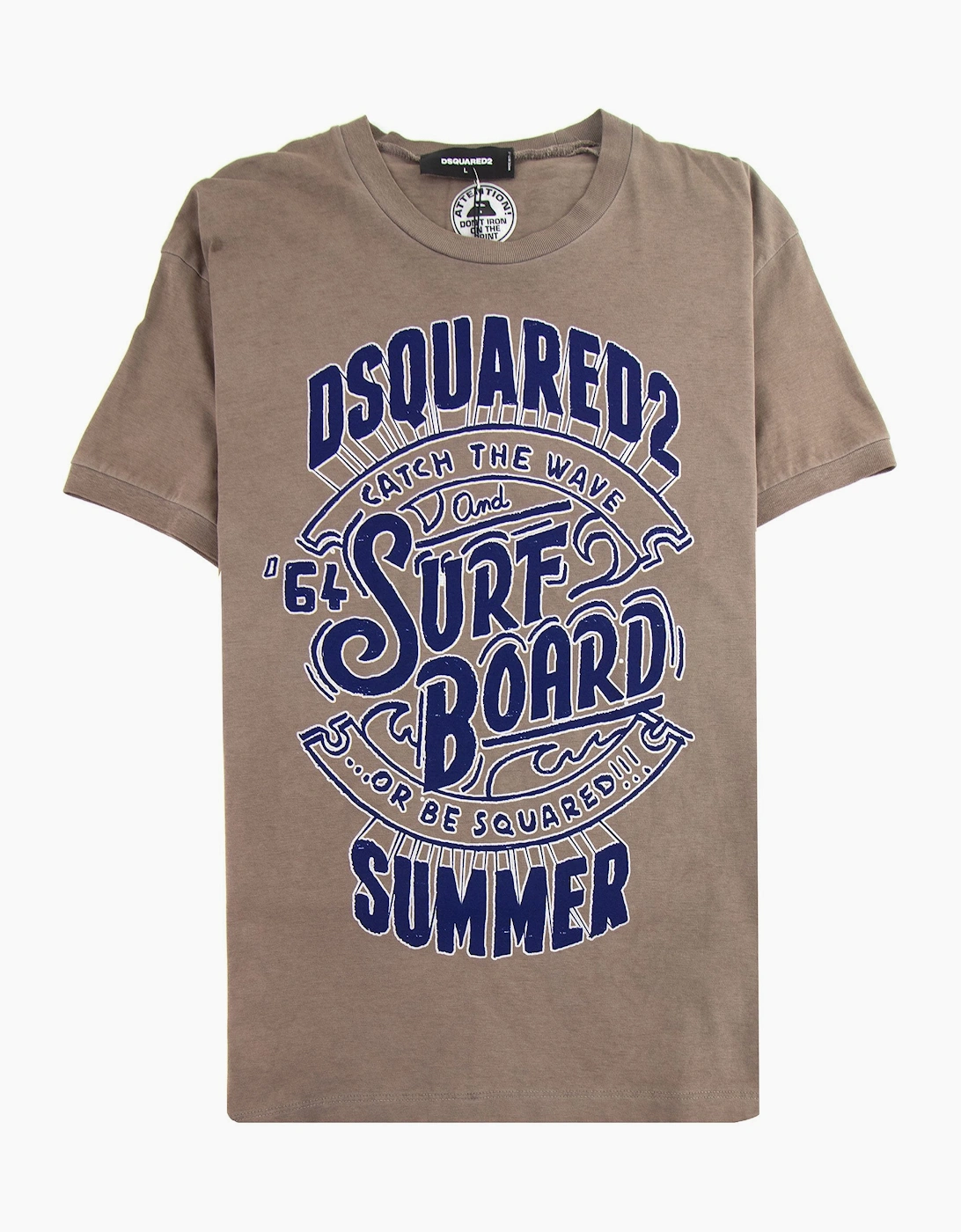 Dsquared2 Surf Board T-shirt Brown