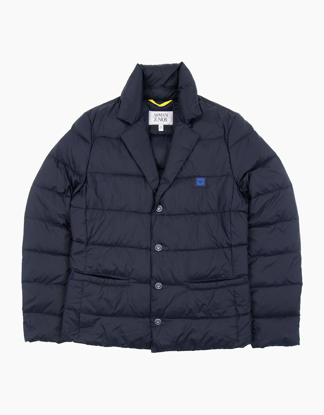 Armani Junior Padded Blazer Jacket Navy, 4 of 3