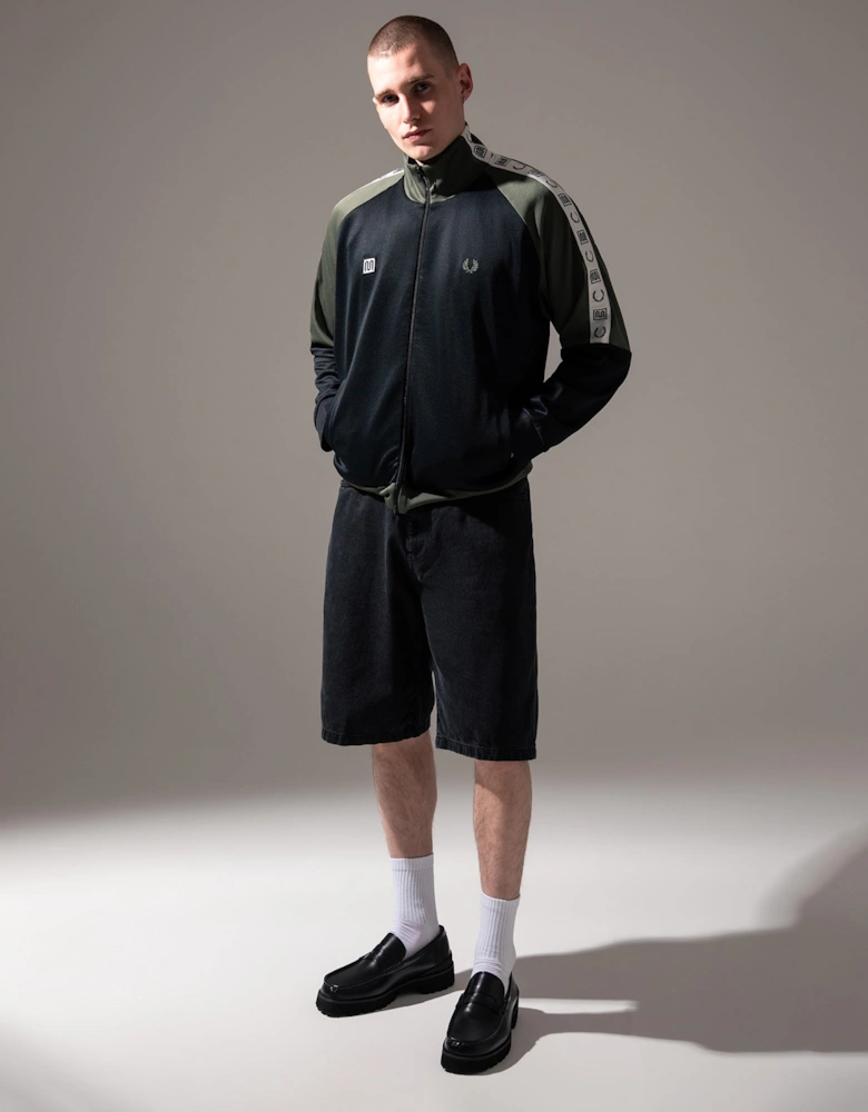 Oversized Fit Meyba Taped Raglan Track Jacket