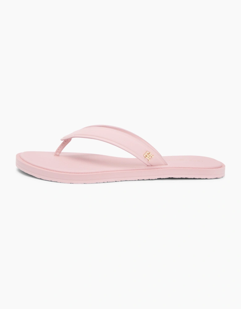 Tommy Hilfiger SCANDI PREMIUM Womens Toe-Post Sandals Foggy Pink