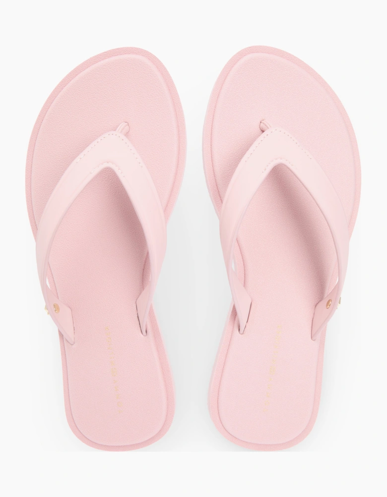 Tommy Hilfiger SCANDI PREMIUM Womens Toe-Post Sandals Foggy Pink