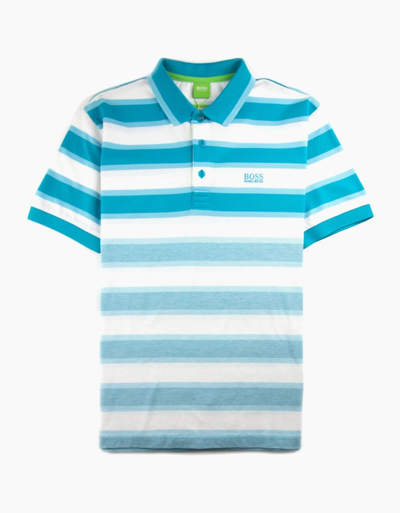 Hugo Boss Paddy 1 Striped Short Sleeve Baby Blue